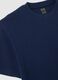 Short Sleeve Blue Cotton T-Shirt_5