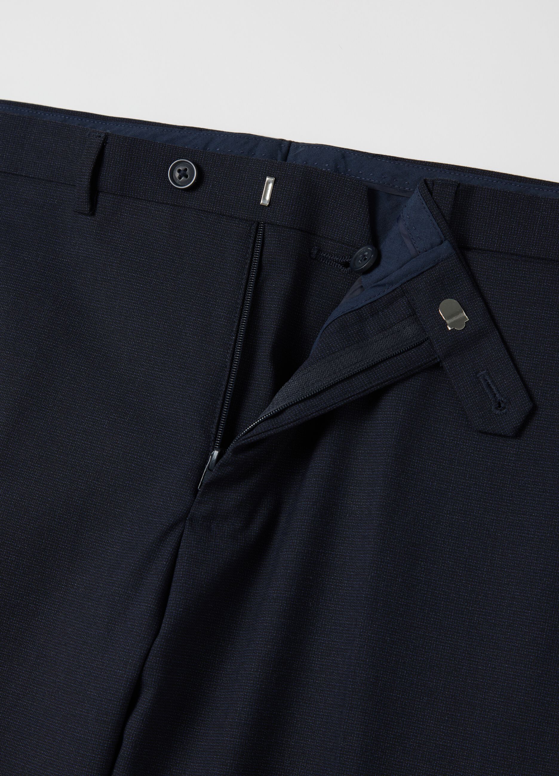 Pantalone sartoriale slim fit blu