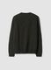 Green crew-neck jersey knit jumper, regular fit_2