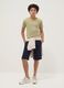 Boys&rsquo; blue pure cotton comfort-fit shorts_0