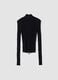 Full-Zip Ribbed Knit Black_1