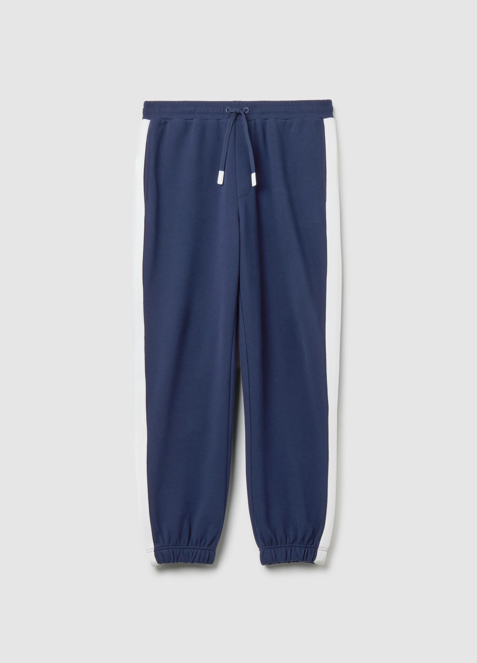 Stretch fabric joggers with side stripes ALTAVIA COURT
