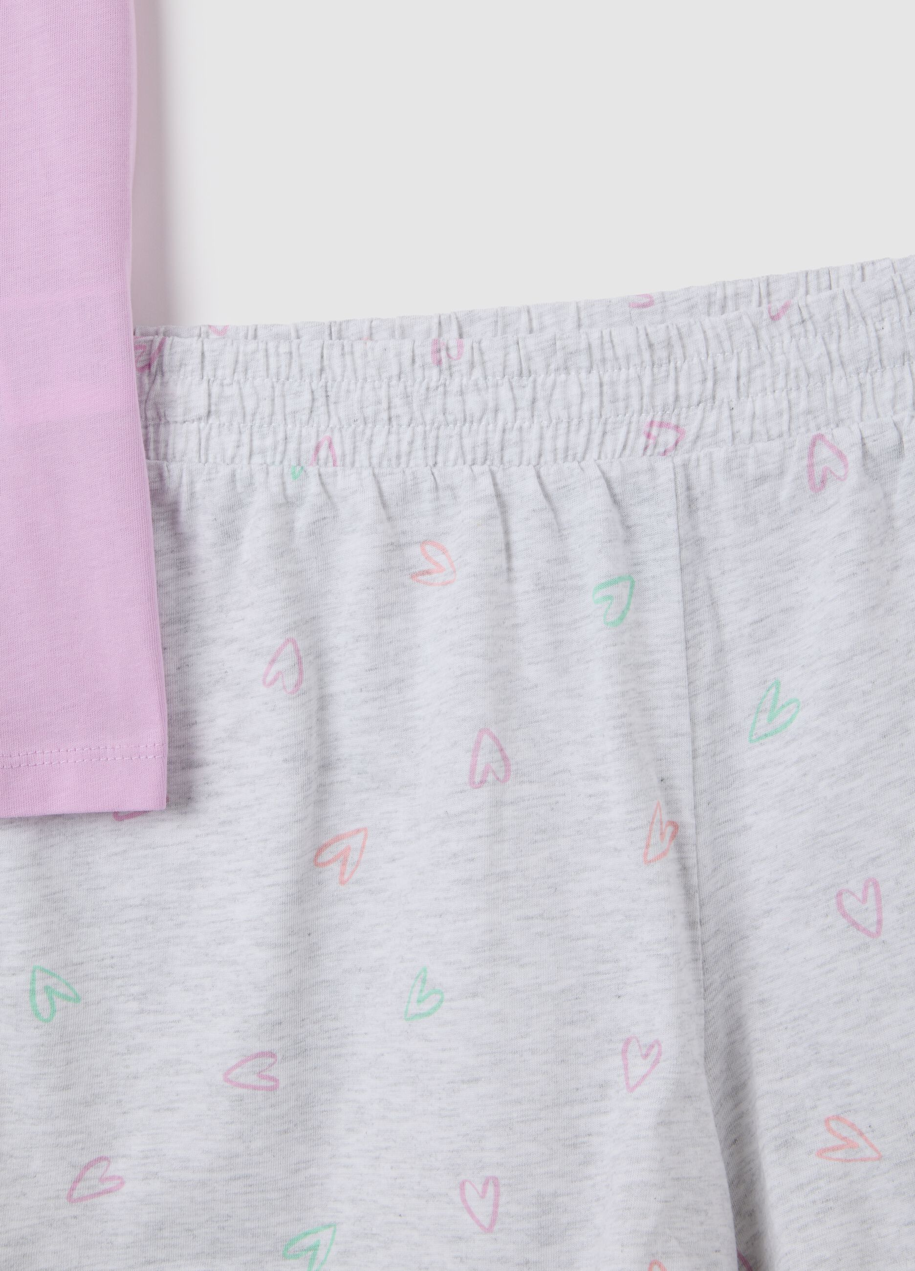 Women's pyjama in pure cotton multicolour regular fit