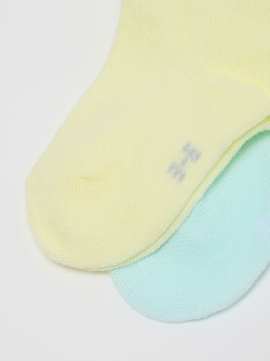 Multipack calze corte comode in misto cotone multicolor da neonata_2