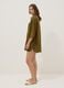 Green pure linen beach cover-up_2