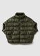 Green padded jacket regular fit_4