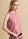 Tank top rosa in misto cotone regular fit_0