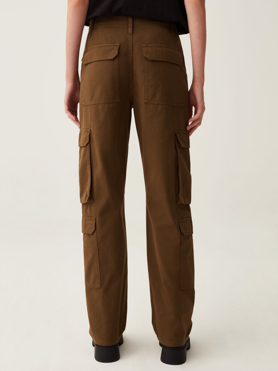 Pantalone cargo in twill_2