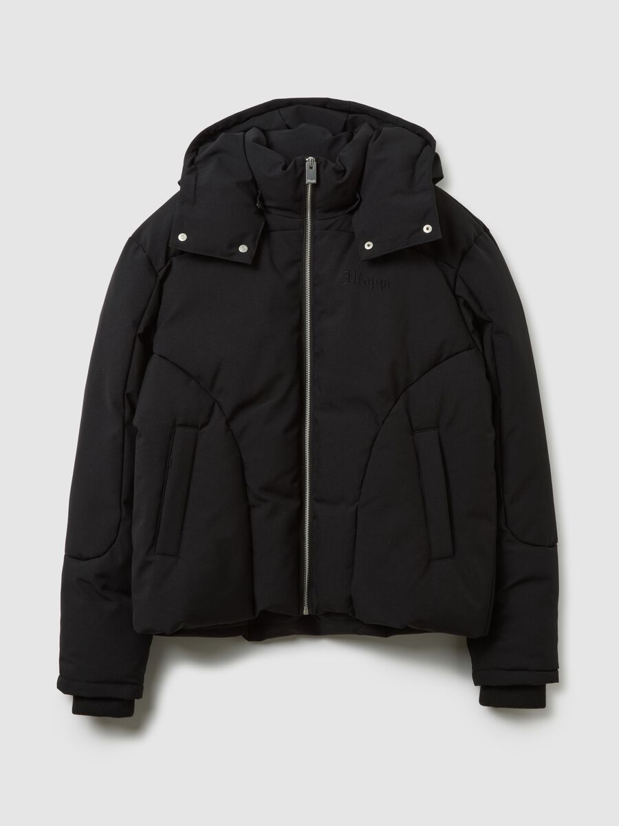 Technical Puffer Jacket Black_7
