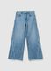 Jeans da ragazze in puro cotone denim regular fit_3
