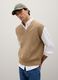 Gilet beige in cotone_1