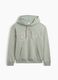 Green cotton-blend hoodie with embroidered GAP logo_3