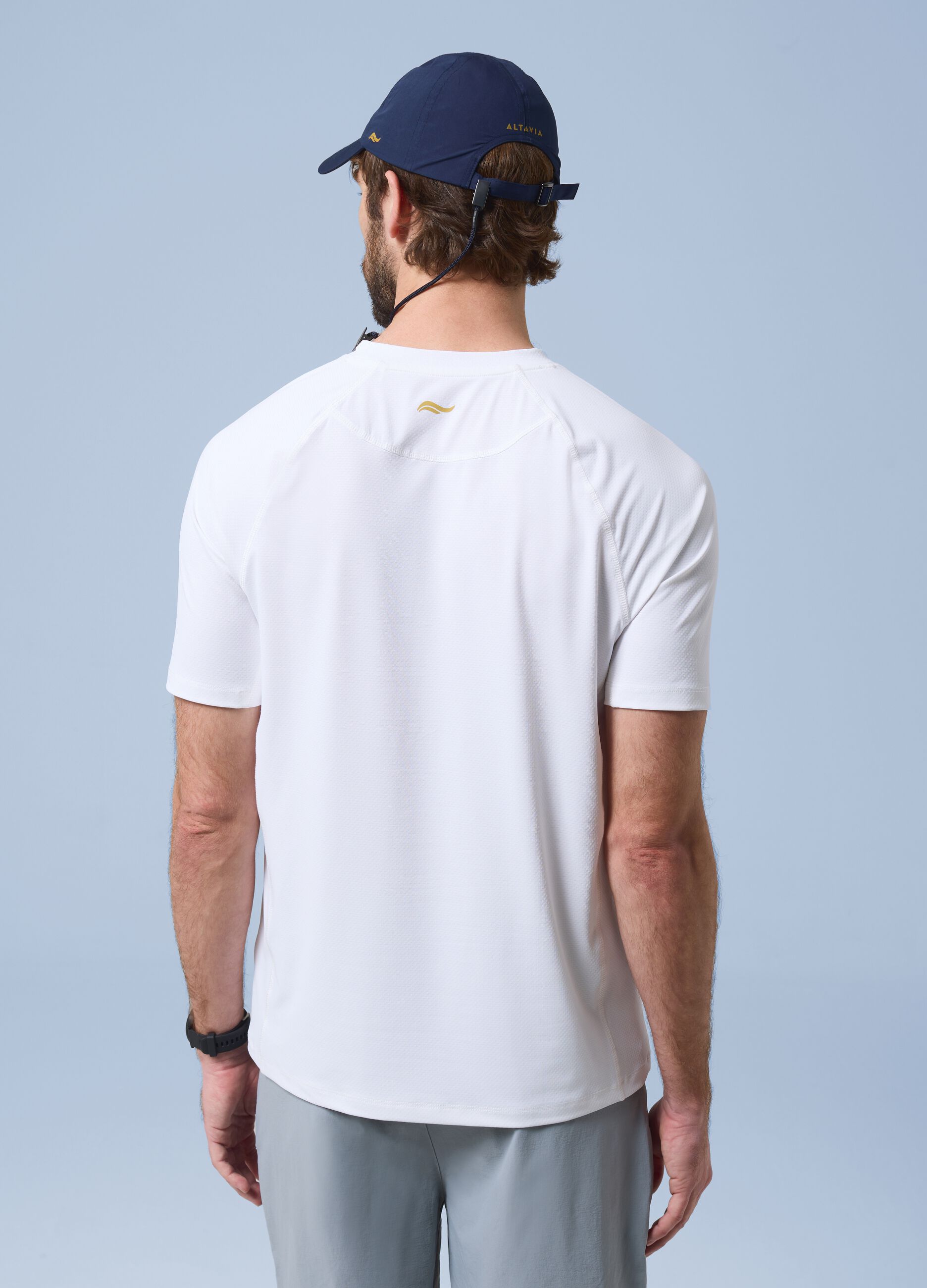 White ALTAVIA SAILING stretch T-shirt