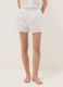 White organic cotton pyjama shorts_1