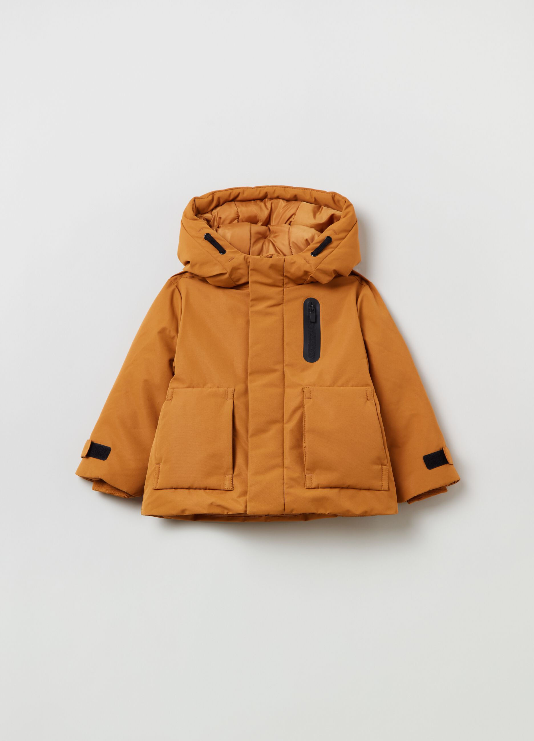 Parka full-zip con cappuccio_0