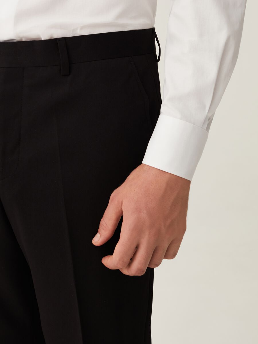Pantalone regular fit nero_3