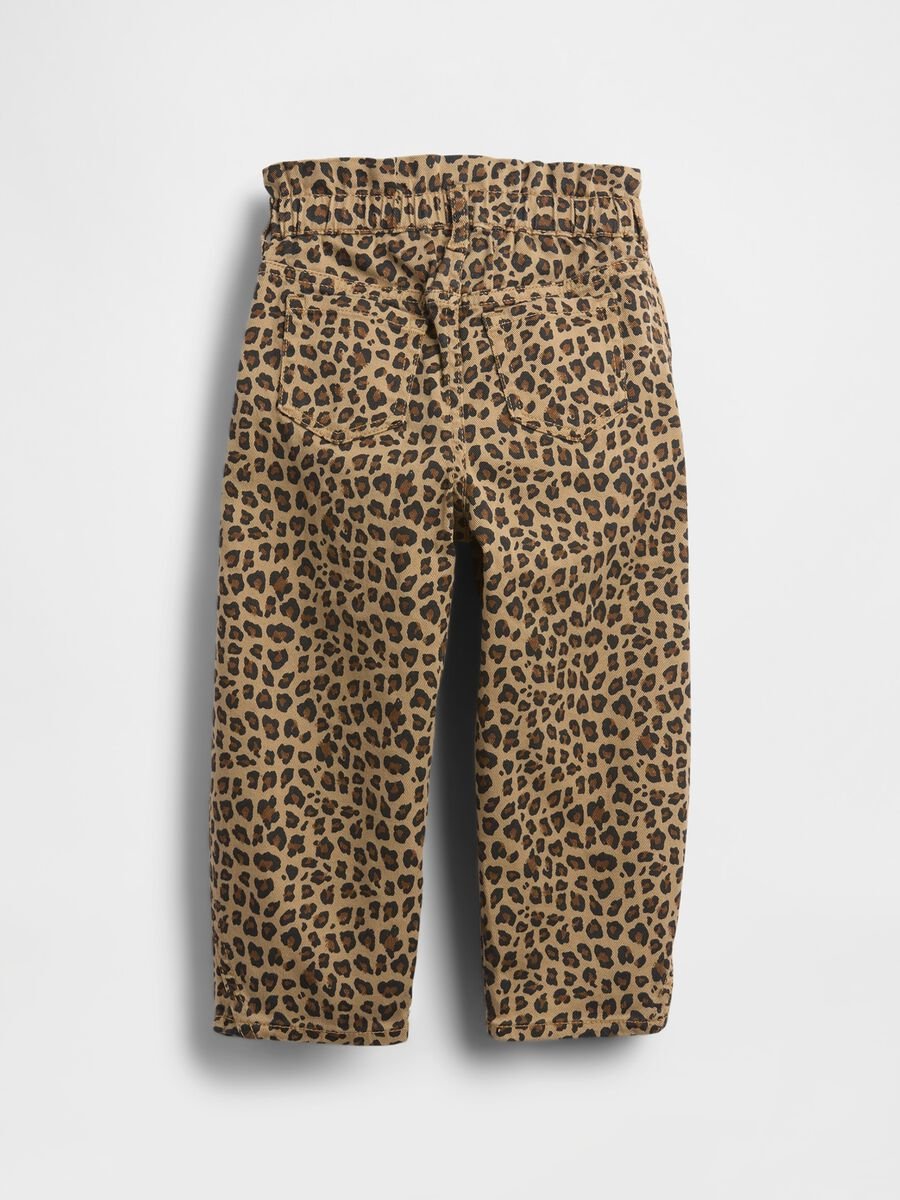Beige trousers with leopard print_2