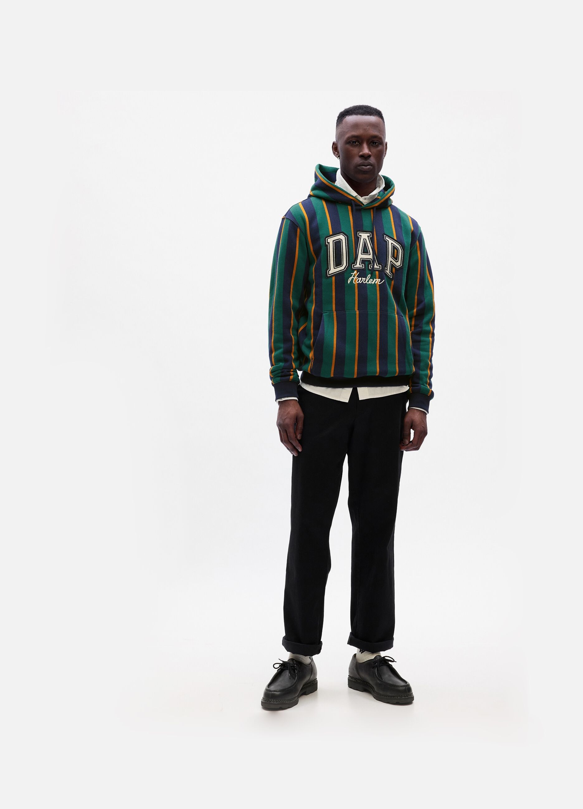 Ovs Felpa a righe con ricamo Dapper Dan of Harlem