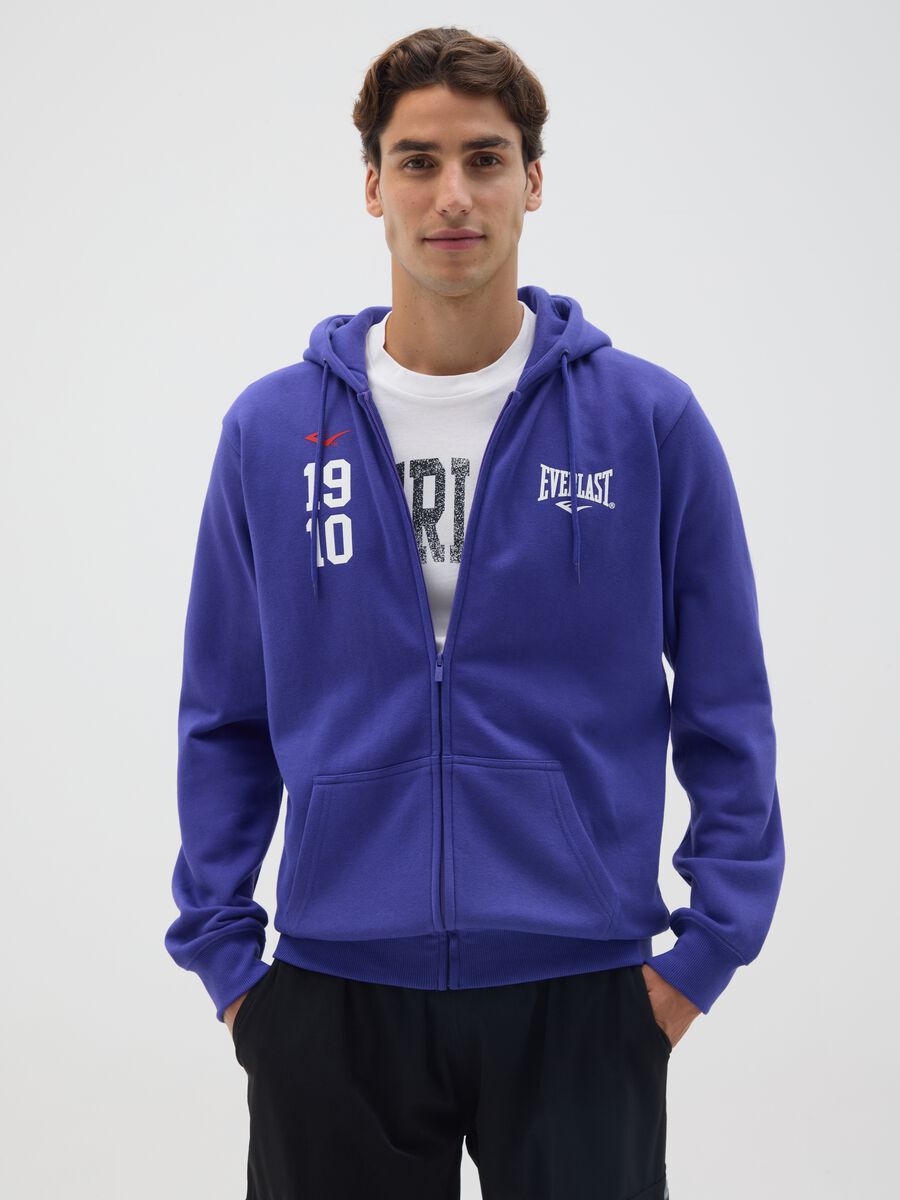 Felpa in misto cotone viola Everlast_0