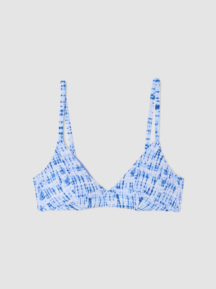 Top bikini azzurro in tessuto elasticizzato_4