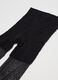 Black semi-sheer stretch tights with shaping effect_4