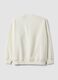 White cotton-blend sweatshirt with Lakers print_2