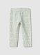 Multicolour Stretch Cotton Leggings for Slim Fit Baby Girl_0