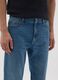 Relaxed fit pure blue cotton jeans_3