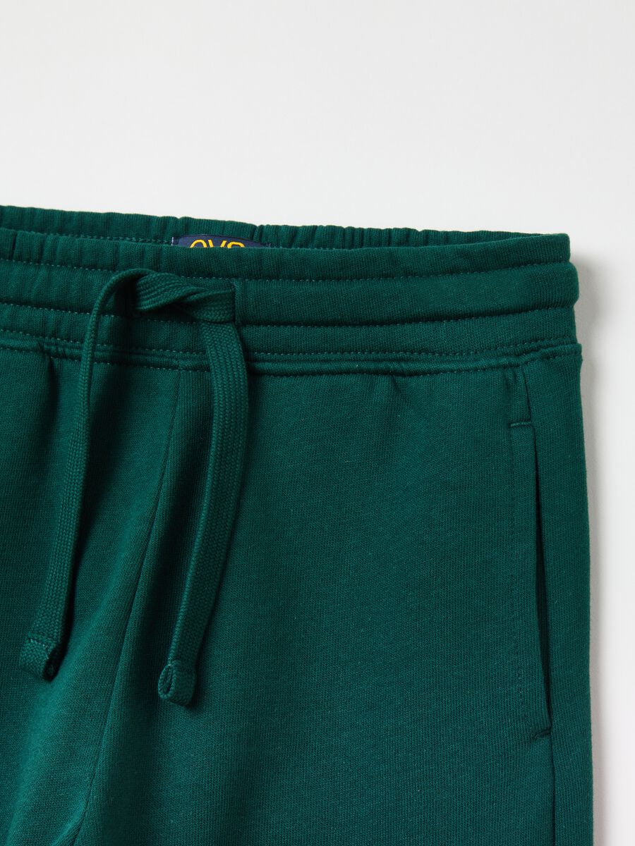 Joggers in felpa con coulisse_2