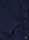 Girls' blue pure cotton cardigan with regular fit_2