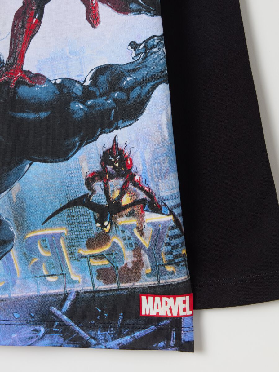 T-shirt with long sleeves and Spider-Man print_3
