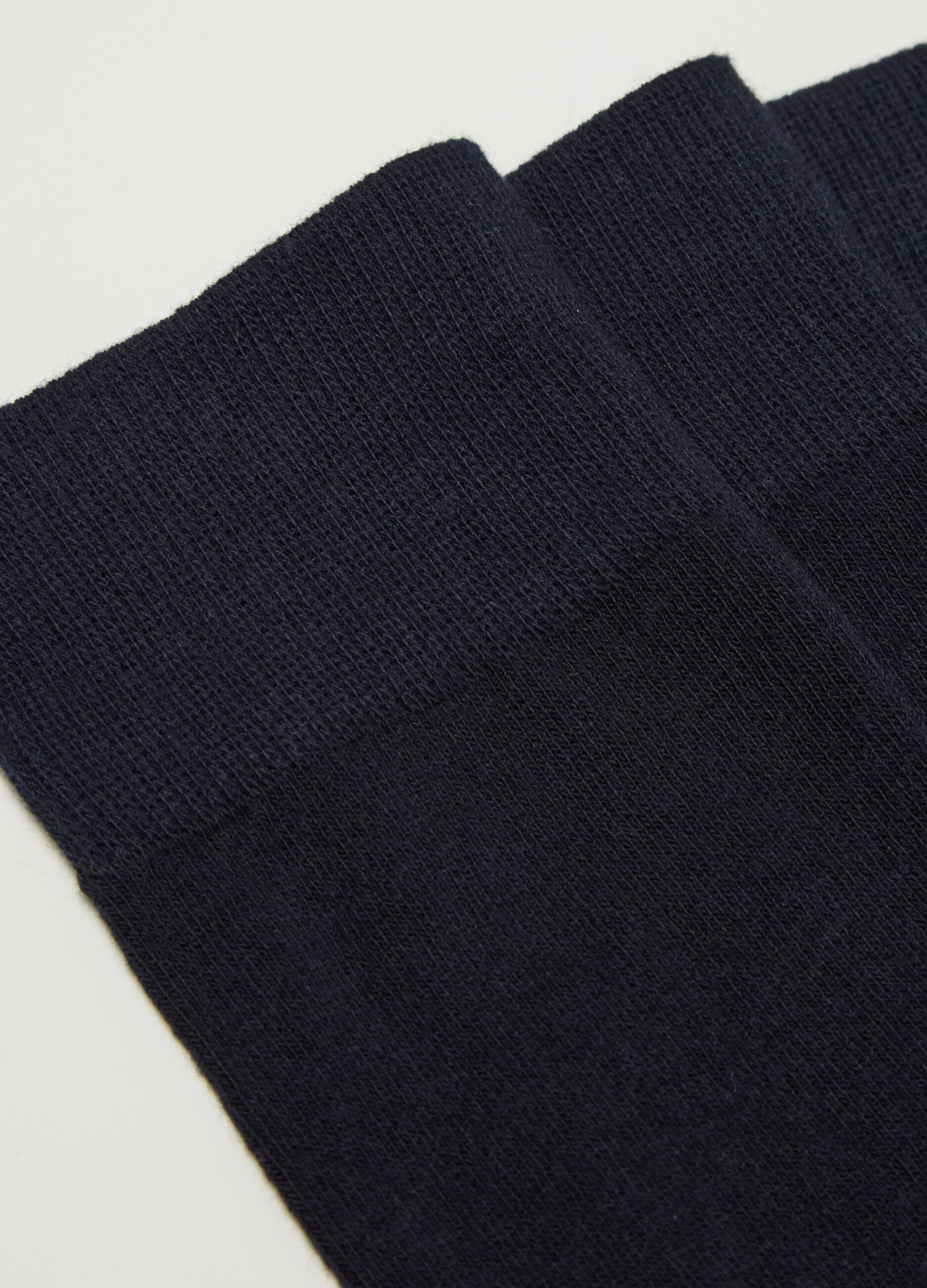 Tripack calze lunghe in cotone bio 