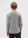 Boys' grey oversized pure cotton T-shirt_1