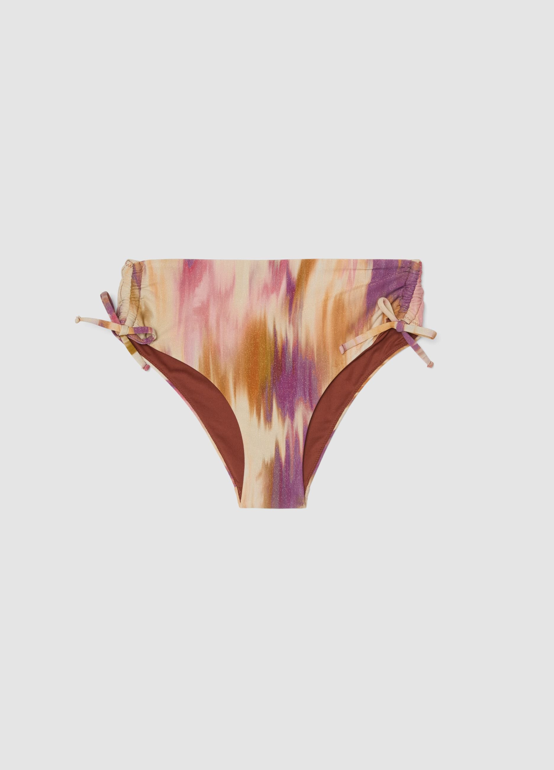 Multicolour stretch swim briefs