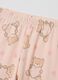 Girls' pink cotton pyjamas with print_3