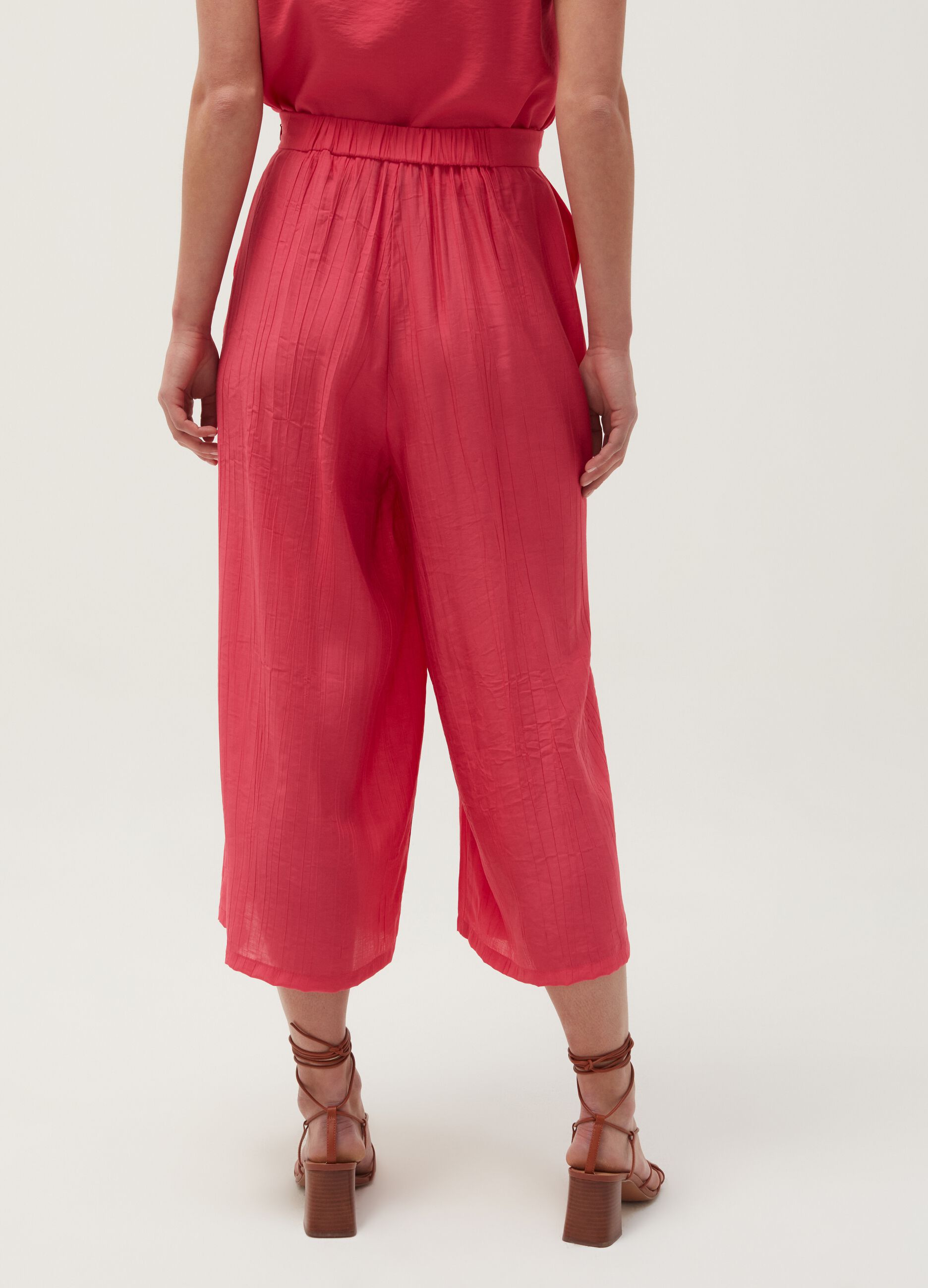 Pantaloni crop wide leg_2
