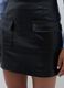 Glossy-effect miniskirt with pockets_4