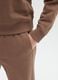 Brown cotton blend sweatshirt regular fit_3