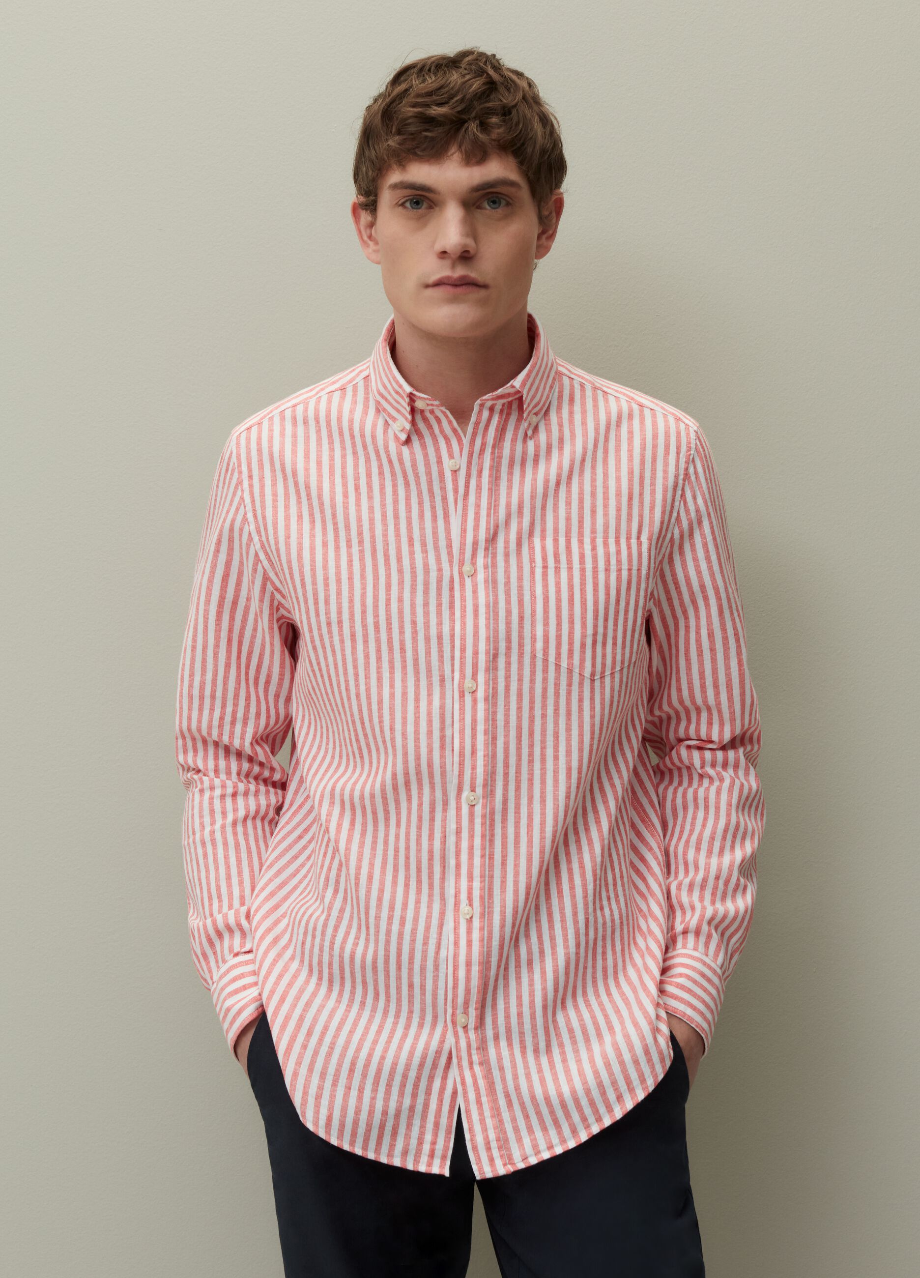 Camicia lino online uomo ovs