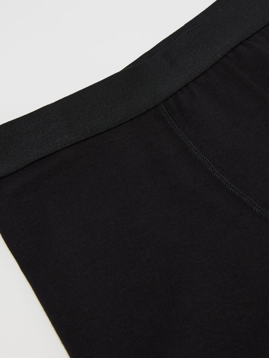 Midi boxer shorts in stretch cotton_5