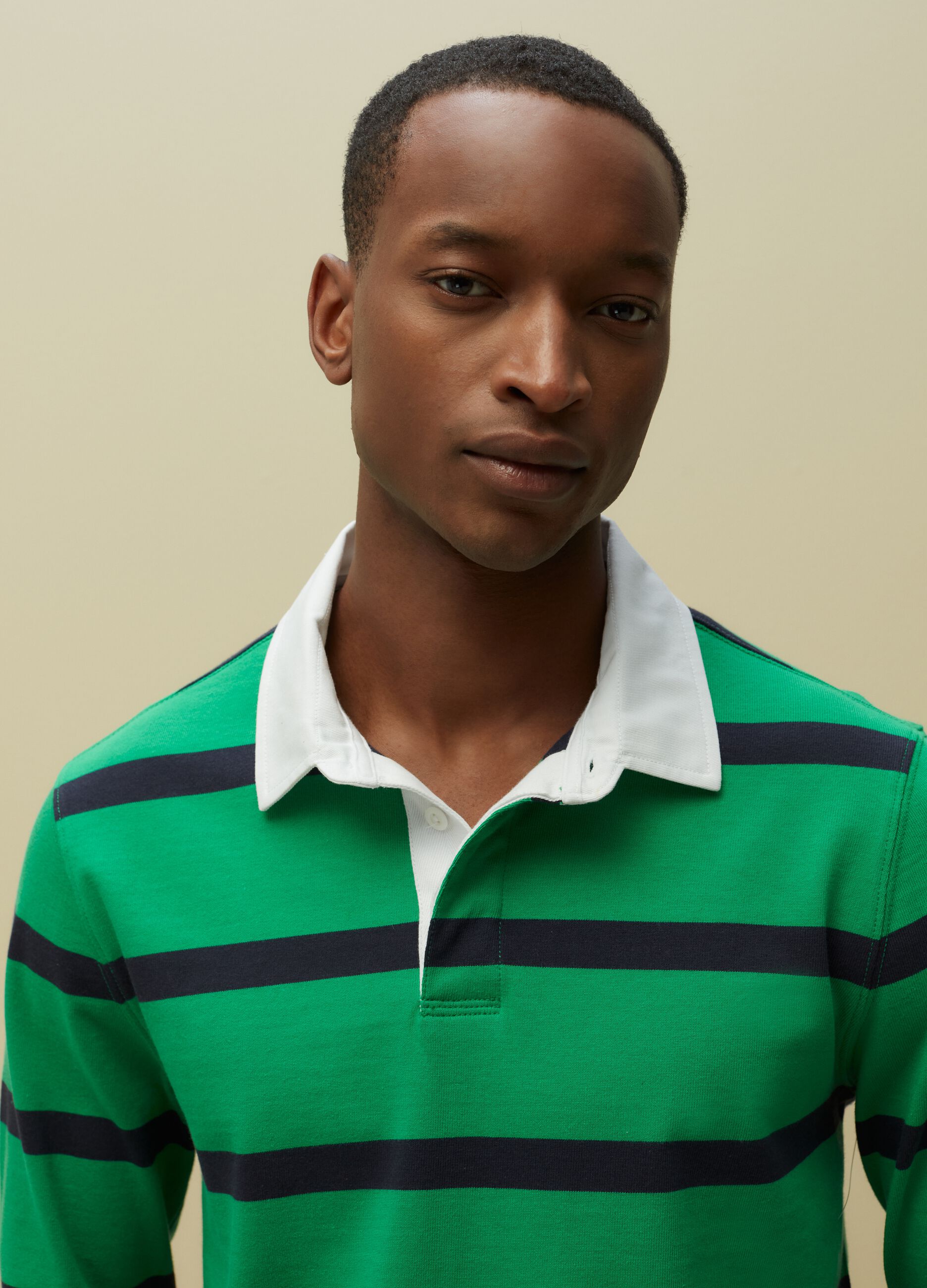 Polo in jersey a righe_3