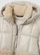 The Iconic Puffer light beige jacket with hood and sherpa details_6