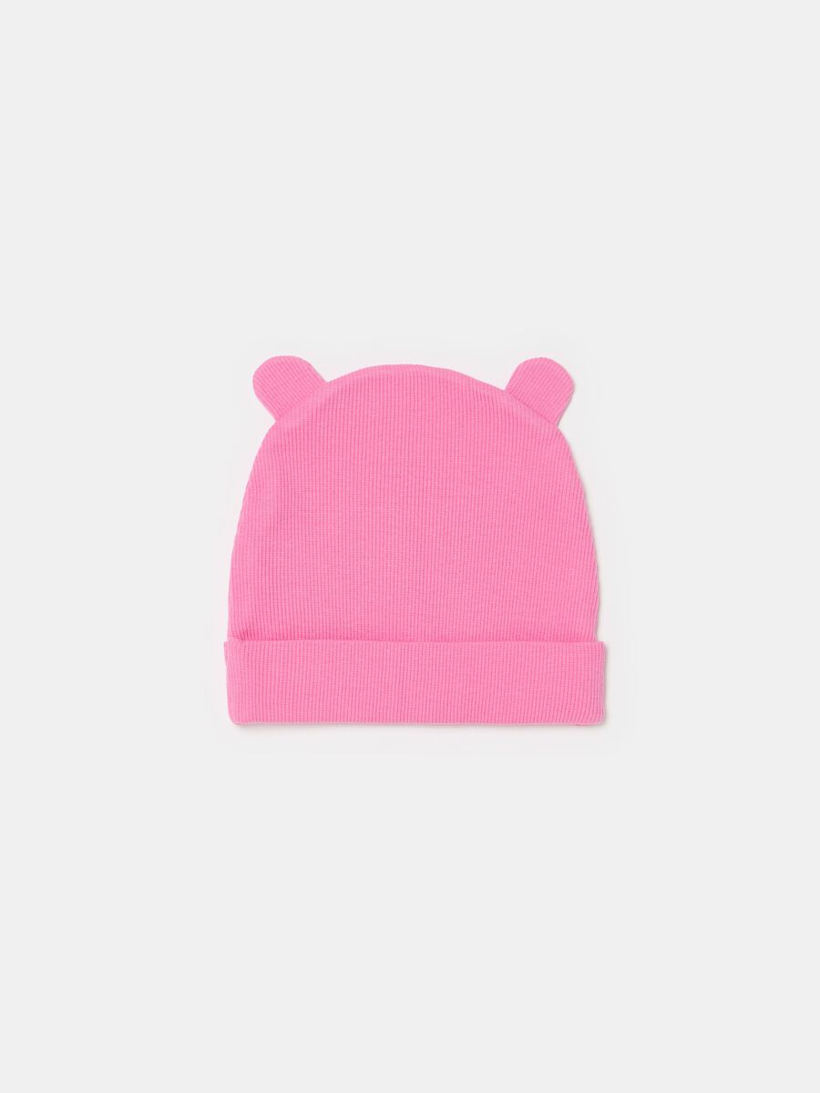 Organic cotton hat with ears_1