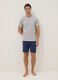 Multicoloured regular fit pyjamas in pure organic cotton with prints_0