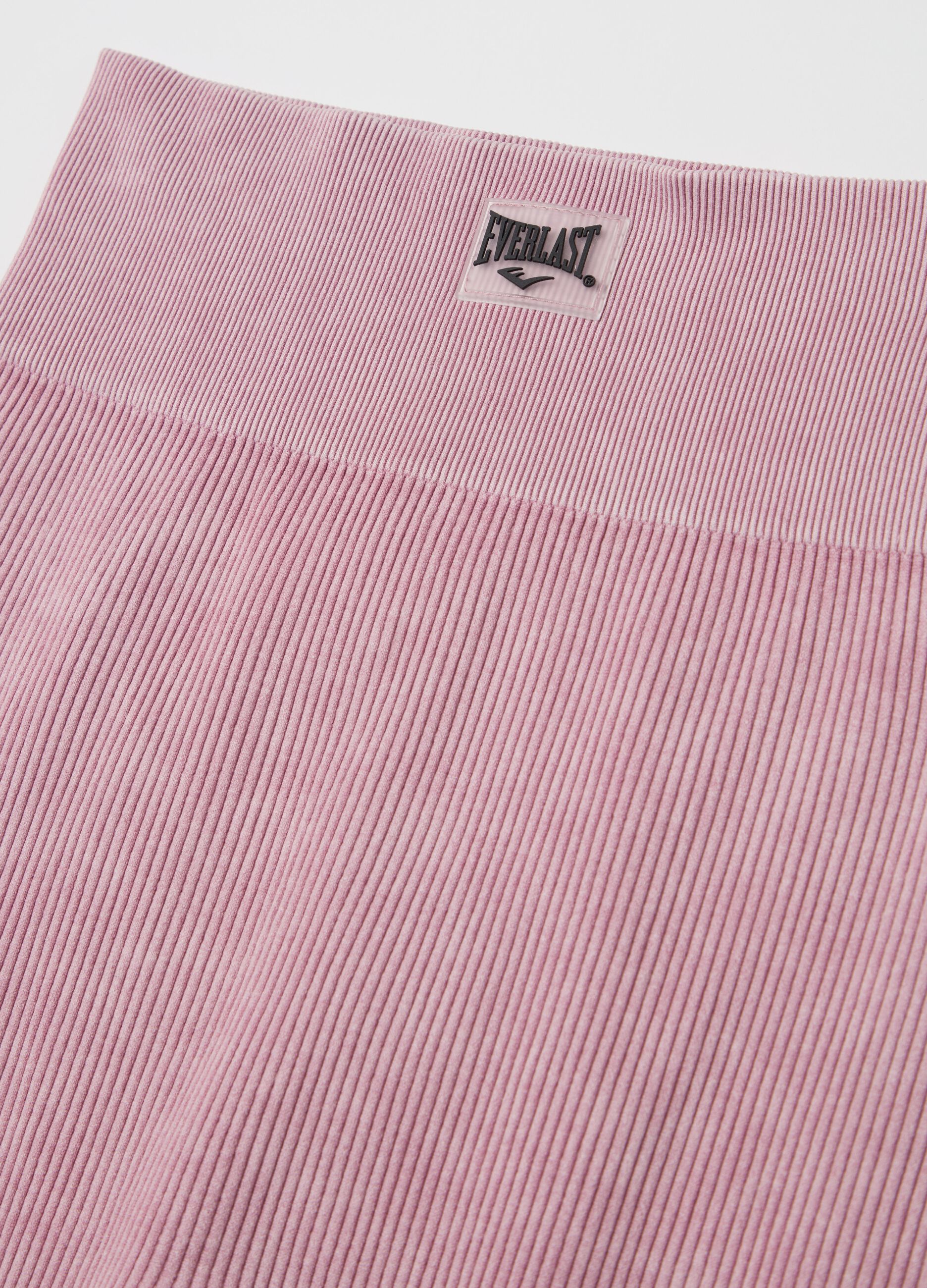Stretch ribbed leggings