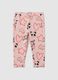 Baby Girl Cotton Stretch Pink Treggings_0
