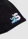 Cappello nero in cotone elasticizzato jersey con stampa Lilo & Stitch per bambina_2