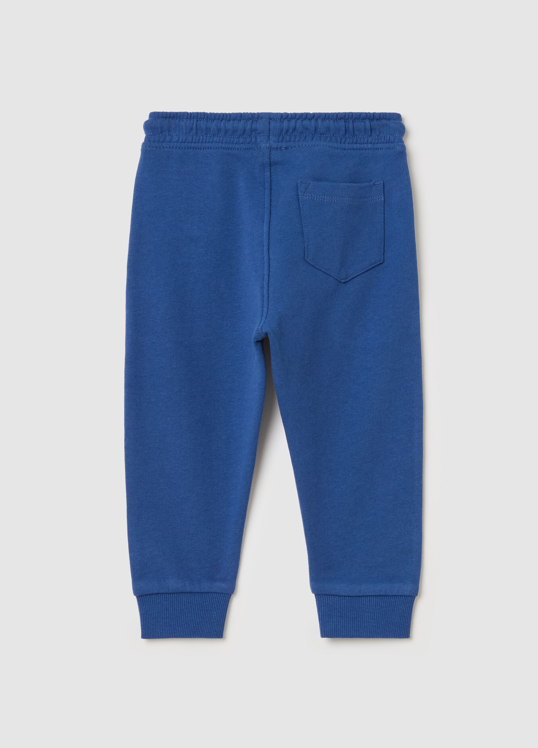 Joggers in cotone con coulisse 