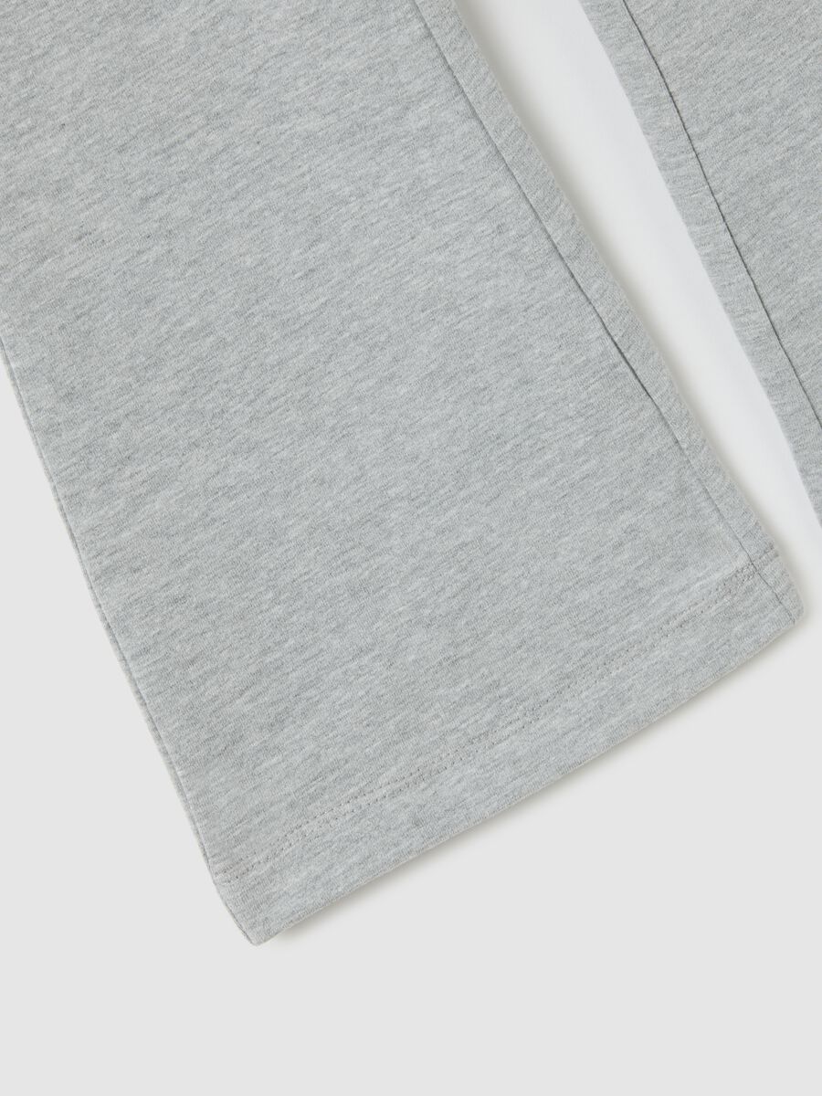 Leggings grigi da bambina in cotone con stampa Winx_3