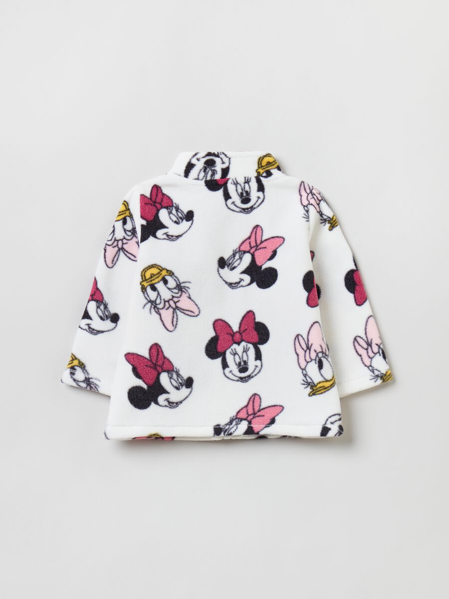Full-zip in pile con stampa Minnie_1